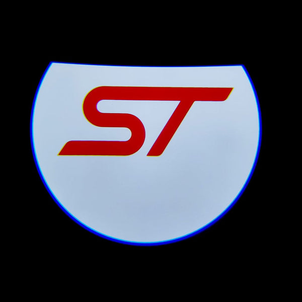 Ford Ford Flex Premium Side Wing Mirror Puddle Lights Multiple Designs 2009-2019 ST Logo - 1 Set - 2 Lights
