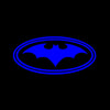 Ford Ford Focus MK4 Premium Side Wing Mirror Puddle Lights Multiple Designs 2018-2025 Blue Batman Logo - 1 Set - 2 Lights