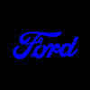 Ford Ford Galaxy MK3 Premium Side Wing Mirror Puddle Lights Multiple Designs 2006-2015 Ford Wording Blue - 1 Set - 2 Lights