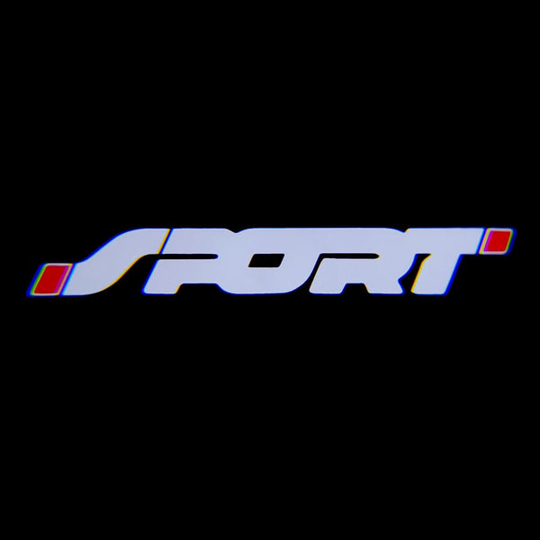 Ford Ford Raptor 1st Gen F150 Premium Side Wing Mirror Puddle Lights Multiple Designs 2009-2014 Sport Wording - 1 Set - 2 Lights
