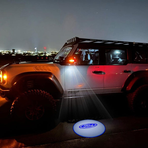 Ford Premium LED Side Mirror Projector Puddle Approach Lights for Ford Bronco 2021-2025 Ford Logo 1 - 1 Set - 2 Lights