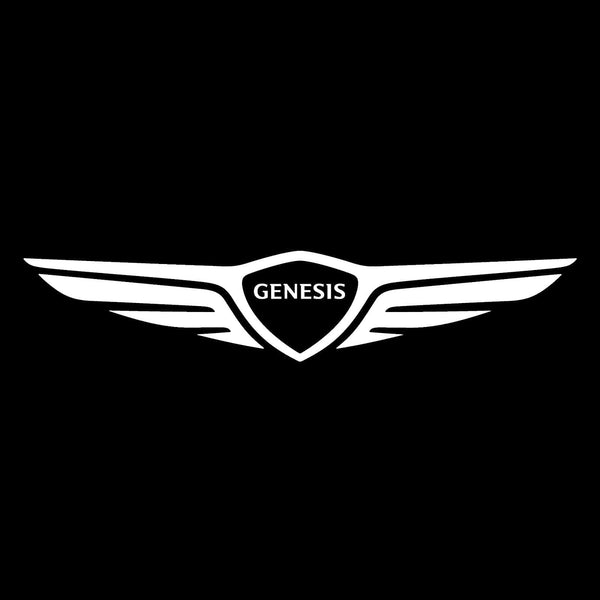 Genesis Genesis G70 Door Stick On Puddle Lights Multiple Designs 2018-2025 Genesis Logo - 1 Set - 2 Doors