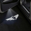 Genesis Genesis G90 Door Stick On Puddle Lights Multiple Designs 2017-2025 Genesis Logo - 1 Set - 2 Doors