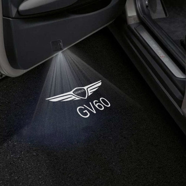 Genesis Genesis GV60 Door Stick On Puddle Lights Multiple Designs 2023-2025 Genesis GV60 - 1 Pair 2 Doors