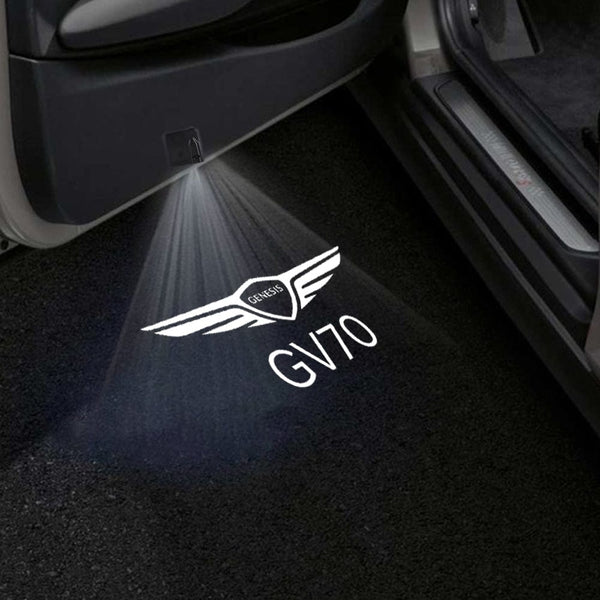 Genesis Genesis GV70 Door Stick On Puddle Lights Multiple Designs 2022-2025 Genesis GV70 - 1 Pair 2 Doors