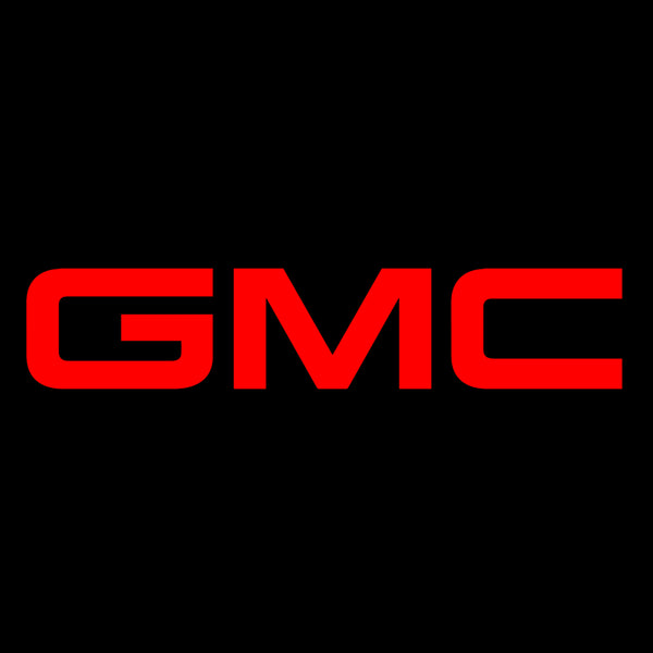GMC GMC Canyon Door Stick On Puddle Lights Multiple Designs 2003-2025 GMC Logo 2 - 1 Set - 2 Doors