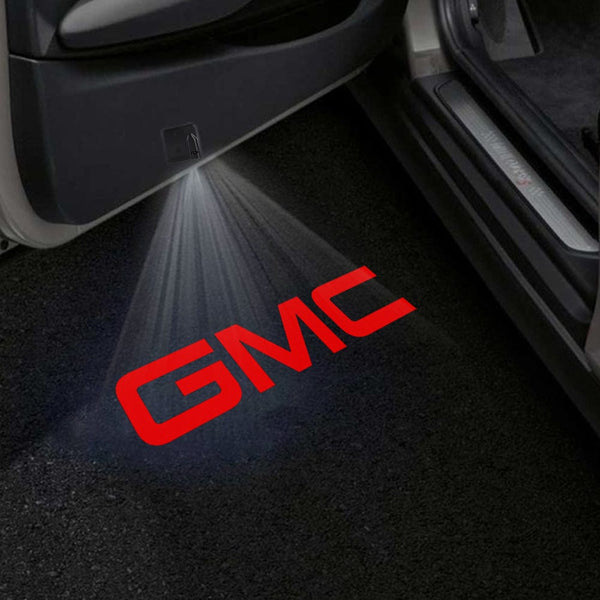 GMC GMC Hummer EV (SUV) Door Stick On Puddle Lights Multiple Designs 2022-2025 GMC Logo 2 - 1 Set - 2 Doors