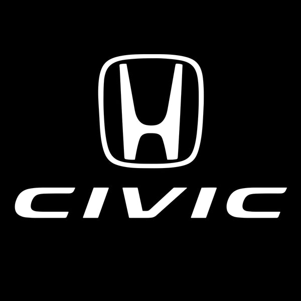 Honda Honda Civic 7th/10th/11th Gen Door Stick On Puddle Lights Multiple Designs 2001–2025