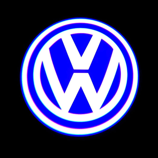 Hyundai Volkswagen Taos Door Stick On Puddle Lights Multiple Designs 2022-2025 Volkswagen Logo 2 - 1 Set - 2 Doors