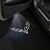 Jeep Chevrolet Corvette Universal Door Stick On Puddle Lights Various Designs Corvette Logo 1 - 1 Pair 2 Doors