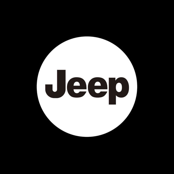 Jeep Jeep Cherokee Latitude Premium Puddle Lights Multiple Designs 2014–2023 Jeep Logo 3 - 1 Set - 2 Doors