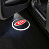 KIA KIA Pegas Door Stick On Puddle Lights Multiple Designs 2018-2025 KIA Logo 2 - 1 Set - 2 Doors