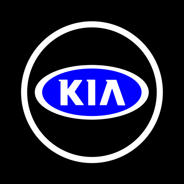 KIA KIA Telluride Door Stick On Puddle Lights Multiple Designs 2020-2025 KIA Logo 1