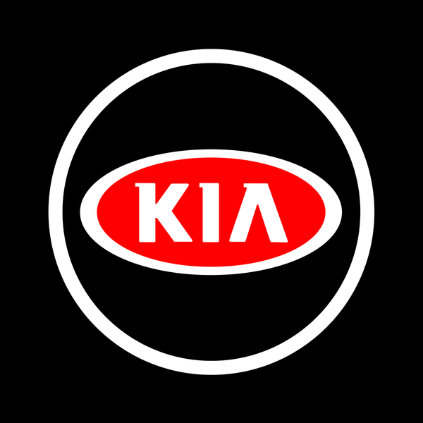 KIA KIA Telluride Door Stick On Puddle Lights Multiple Designs 2020-2025 KIA Logo 2