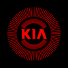 KIA KIA Telluride Door Stick On Puddle Lights Multiple Designs 2020-2025 KIA Logo 3