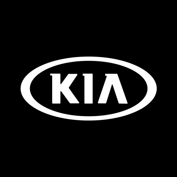 KIA KIA Telluride Door Stick On Puddle Lights Multiple Designs 2020-2025 KIA Logo 4