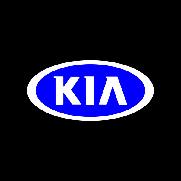 KIA KIA Telluride Door Stick On Puddle Lights Multiple Designs 2020-2025 KIA Logo 6