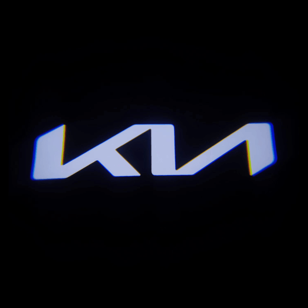 KIA KIA Telluride Door Stick On Puddle Lights Multiple Designs 2020-2025 KIA Logo 7
