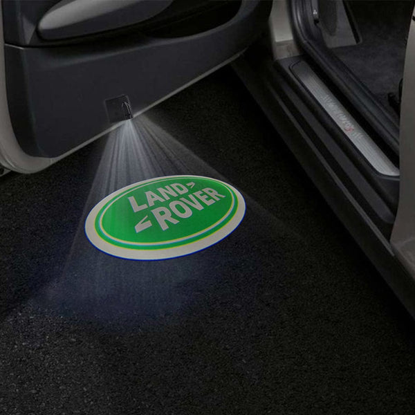LAND ROVER Range Rover Velar L560 Door Stick On Puddle Lights Multiple Designs 2017-2025 Land Rover Logo - 1 Set - 2 Doors