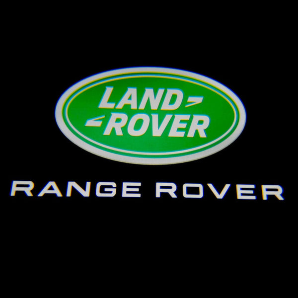 LAND ROVER Range Rover Velar L560 Door Stick On Puddle Lights Multiple Designs 2017-2025 Land Rover Logo + Range Rover Word