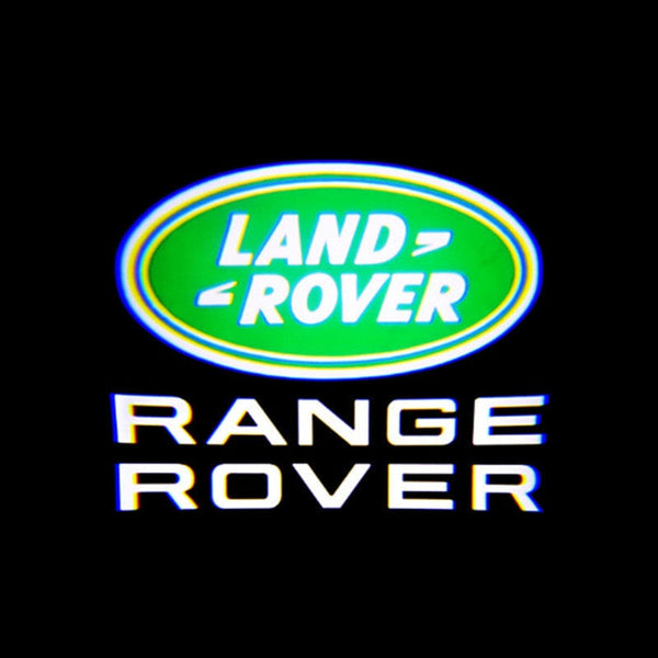 LAND ROVER Range Rover Velar L560 Door Stick On Puddle Lights Multiple Designs 2017-2025 Land Rover Logo + Range Rover Word 2