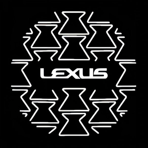 LEXUS Lexus Universal Door Stick On Puddle Lights Multiple Designs