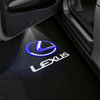 LEXUS Lexus Universal Door Stick On Puddle Lights Multiple Designs Lexus Logo 5 - 1 Pair 2 Doors