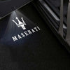 Maserati Maserati Universal Door Stick On Puddle Lights Multiple Designs Maserati Logo 4 - 1 Pair 2 Doors