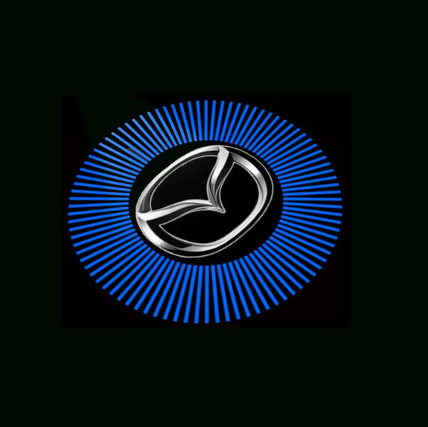 Mazda Mazda 3 Door Stick On Puddle Lights Multiple Designs 2003-2025 Mazda Logo 7 - 1 Set - 2 Doors