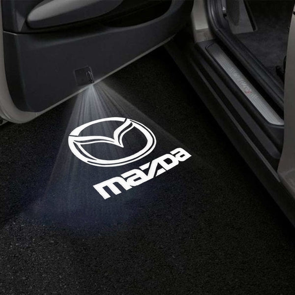 Mazda Mazda CX-30 Door Stick On Puddle Lights Multiple Designs 2020-2025 Mazda Logo 5 - 1 Set - 2 Doors