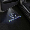 Mercedes Benz Mercedes-Benz A-Class 1st Gen W168 Door Stick On Puddle Lights Multiple Designs 1997-2004 Mercedes-Benz Logo 5 - 1 Set - 2 Doors