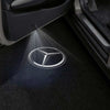 Mercedes Benz Mercedes-Benz A-Class 1st Gen W168 Door Stick On Puddle Lights Multiple Designs 1997-2004 Mercedes-Benz Logo 6 -1 Set - 2 Doors