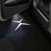 Polestar Polestar 4 Door Stick On Puddle Lights Multiple Designs 2024-2025 Polestar Logo 2 - 1 Set - 2 Doors