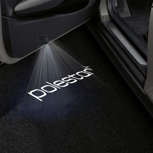 Polestar Polestar 4 Door Stick On Puddle Lights Multiple Designs 2024-2025 Polestar Logo 3 - 1 Set - 2 Doors