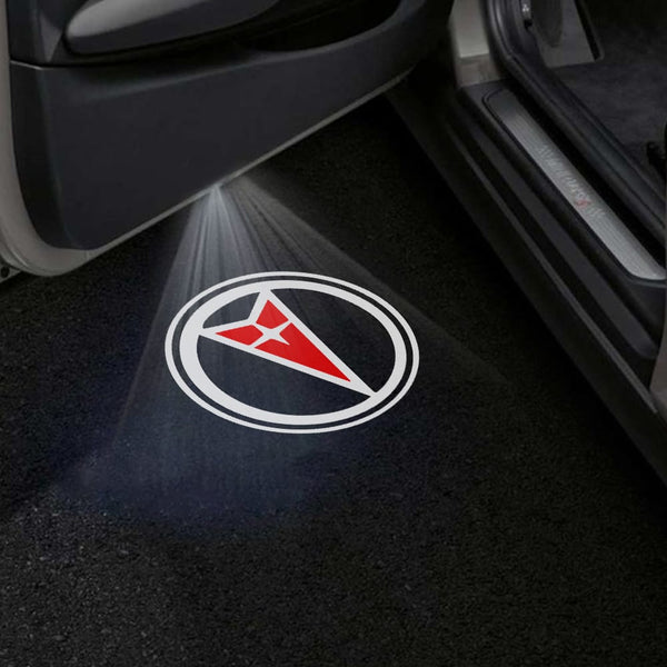 Pontiac Gobo Puddle Lights Various Designs LED Projectors for Pontiac Pontiac Circle Logo - 1 Pair 2 Doors