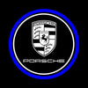 PORSCHE Porsche Universal Door Stick On Puddle Lights Multiple Designs