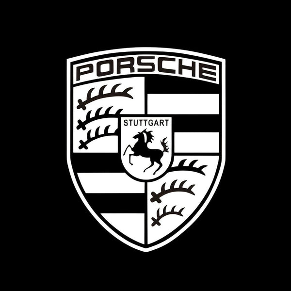 PORSCHE Porsche Universal Door Stick On Puddle Lights Multiple Designs