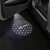 PORSCHE Porsche Universal Door Stick On Puddle Lights Multiple Designs Welcome Logo 1 - 1 Pair 2 Doors