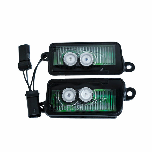 RAM RAM 1500 3rd/4th/5th Gen Dynamic Dual Lens Premium Door Puddle Lights Multiple Designs 2002-2026 RAM Logo - 1 Pair 2 Doors