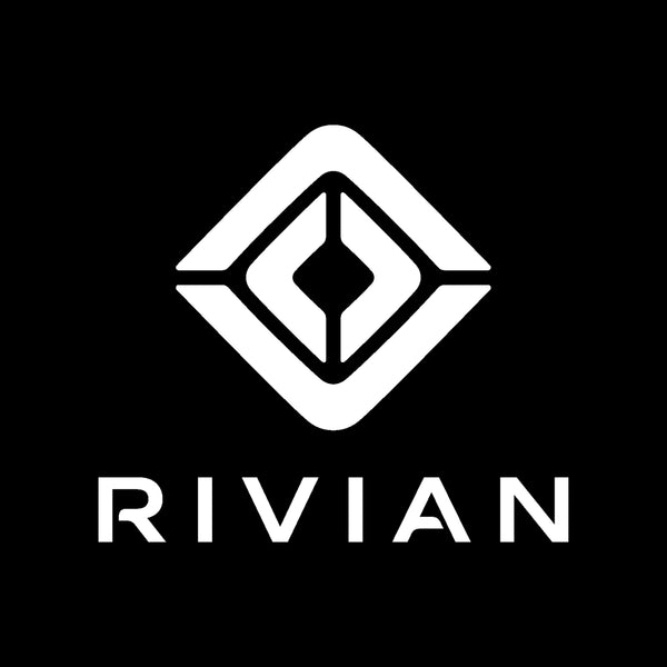 Rivian Rivian R1T Door Stick On Puddle Lights Multiple Designs 2022-2025 Rivian Logo 1 - 1 Set - 2 Doors