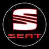 SEAT SEAT Ateca Door Stick On Puddle Lights Multiple Designs 2016-2025 SEAT Logo 1 - 1 Set - 2 Doors