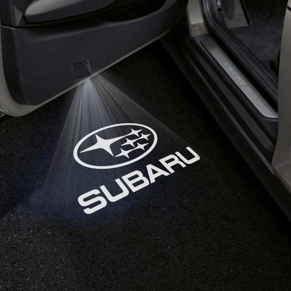 Subaru Subaru Impreza 2nd/3rd Gen Door Stick On Puddle Lights Multiple Designs 2001-2014 Subaru Logo 1 - 1 Set - 2 Doors