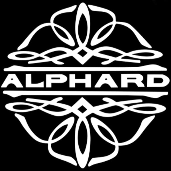 Toyota Toyota Alphard 1st Gen AH10 Door Stick On Puddle Lights Multiple Designs 2002-2008 Alphard Logo 3