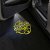 Toyota Toyota Alphard 1st Gen AH10 Door Stick On Puddle Lights Multiple Designs 2002-2008 Alphard Logo 4 - 1 Set - 2 Doors