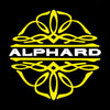 Toyota Toyota Alphard 1st Gen AH10 Door Stick On Puddle Lights Multiple Designs 2002-2008 Alphard Logo 4
