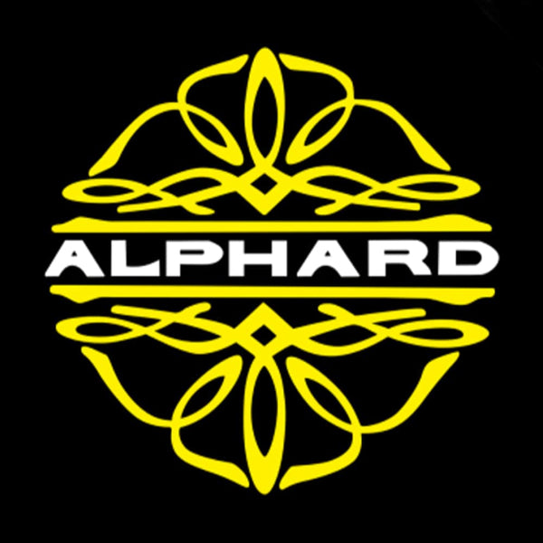 Toyota Toyota Alphard 1st Gen AH10 Door Stick On Puddle Lights Multiple Designs 2002-2008 Alphard Logo 4