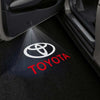 Toyota Toyota Avensis Door Stick On Puddle Lights Multiple Designs 1997-2018 Toyota Logo 2 - 1 Set - 2 Doors