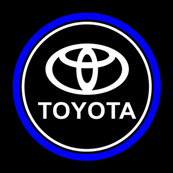 Toyota Toyota Belta XP90 Door Stick On Puddle Lights Multiple Designs 2006-2016 Toyota Logo 3