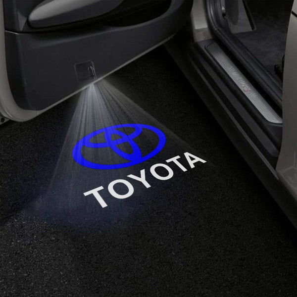 Toyota Toyota Belta XP90 Door Stick On Puddle Lights Multiple Designs 2006-2016 Toyota Logo 5 - 1 Set - 2 Doors