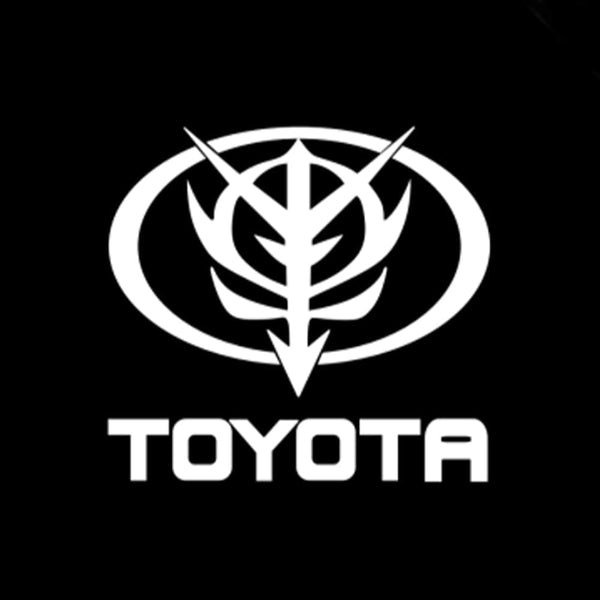 Toyota Toyota Belta XP90 Door Stick On Puddle Lights Multiple Designs 2006-2016 Toyota Logo 7